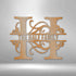 Custom Split Letter Wall Art